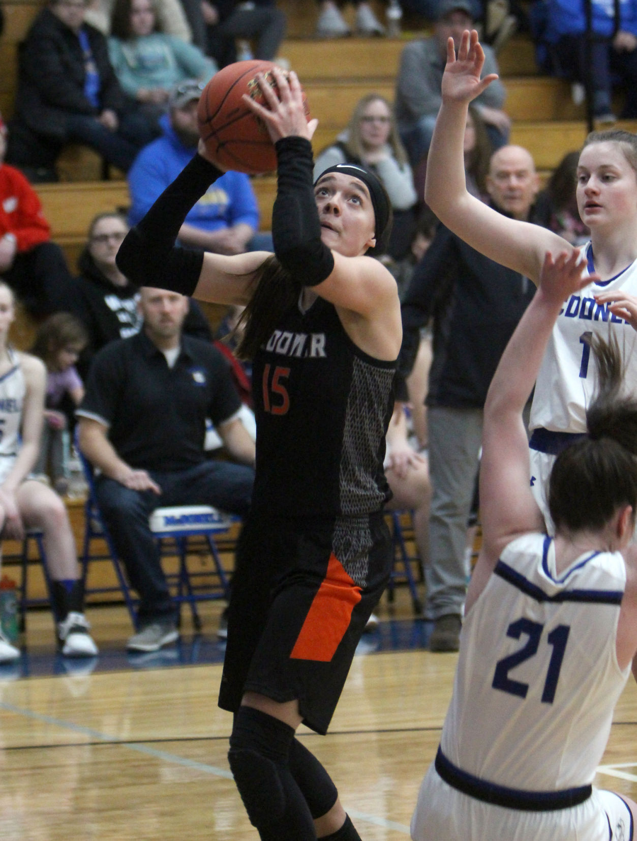 Bloomer at McDonell girls basketball 1-22-22